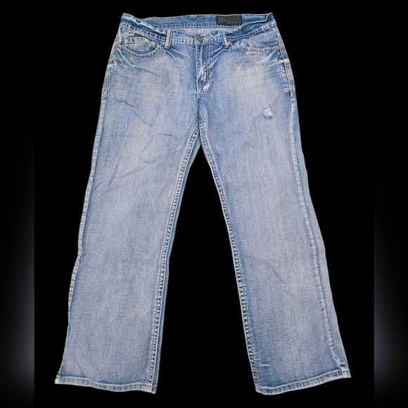 Mens TK Axel TREADWELL Relaxed Straight Fit Jeans 36x30 KENSINGTON AX41007-3 - Picture 4 of 16